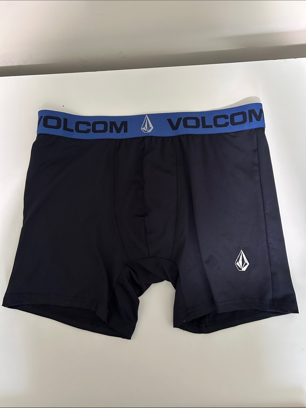 Volcom Black Boxer Briefs with Blue Branded Waistband